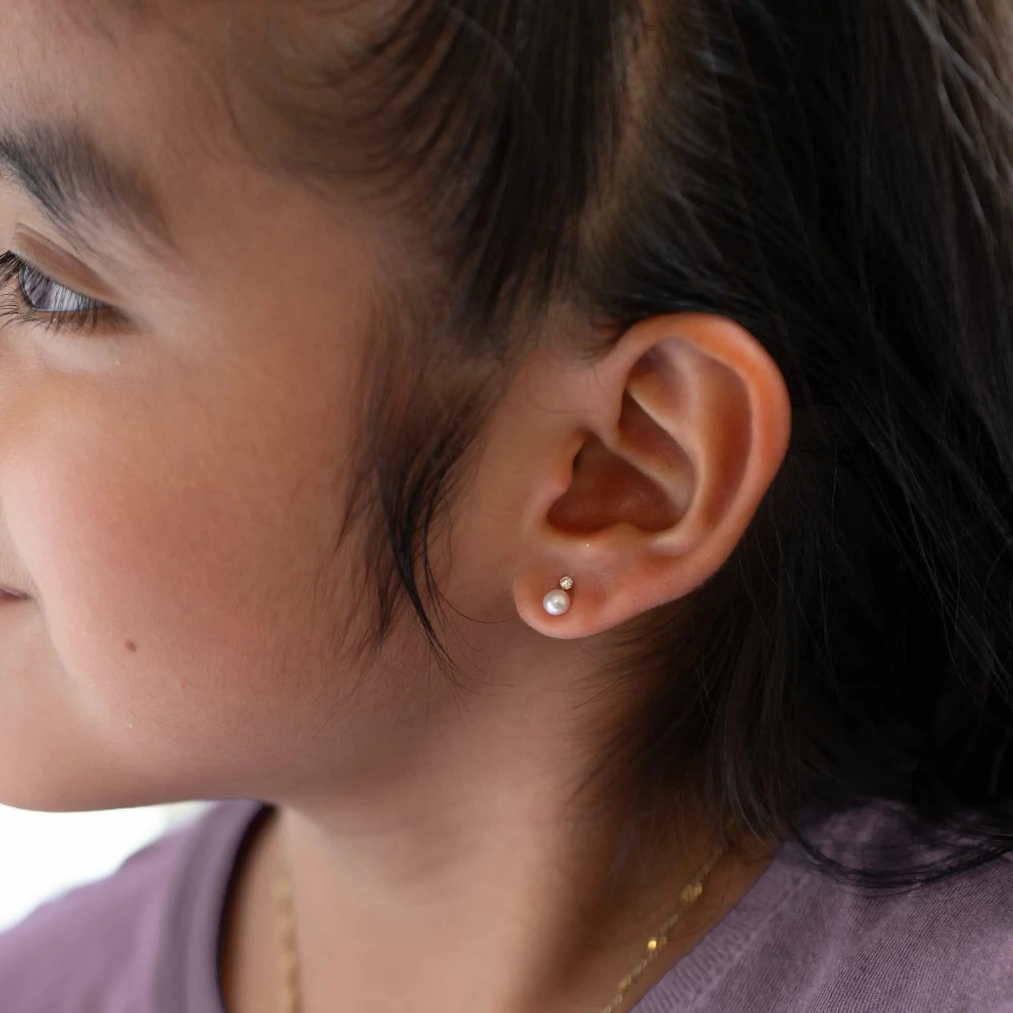 Pearl & Crystal Studs
