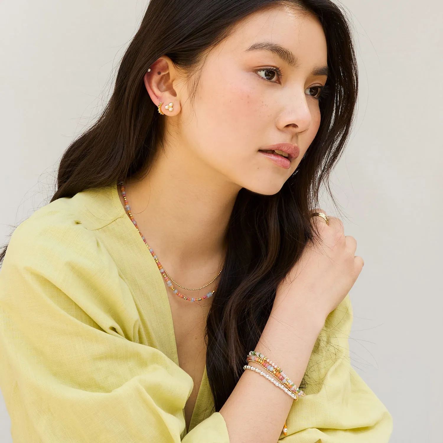Pearl Trio Studs