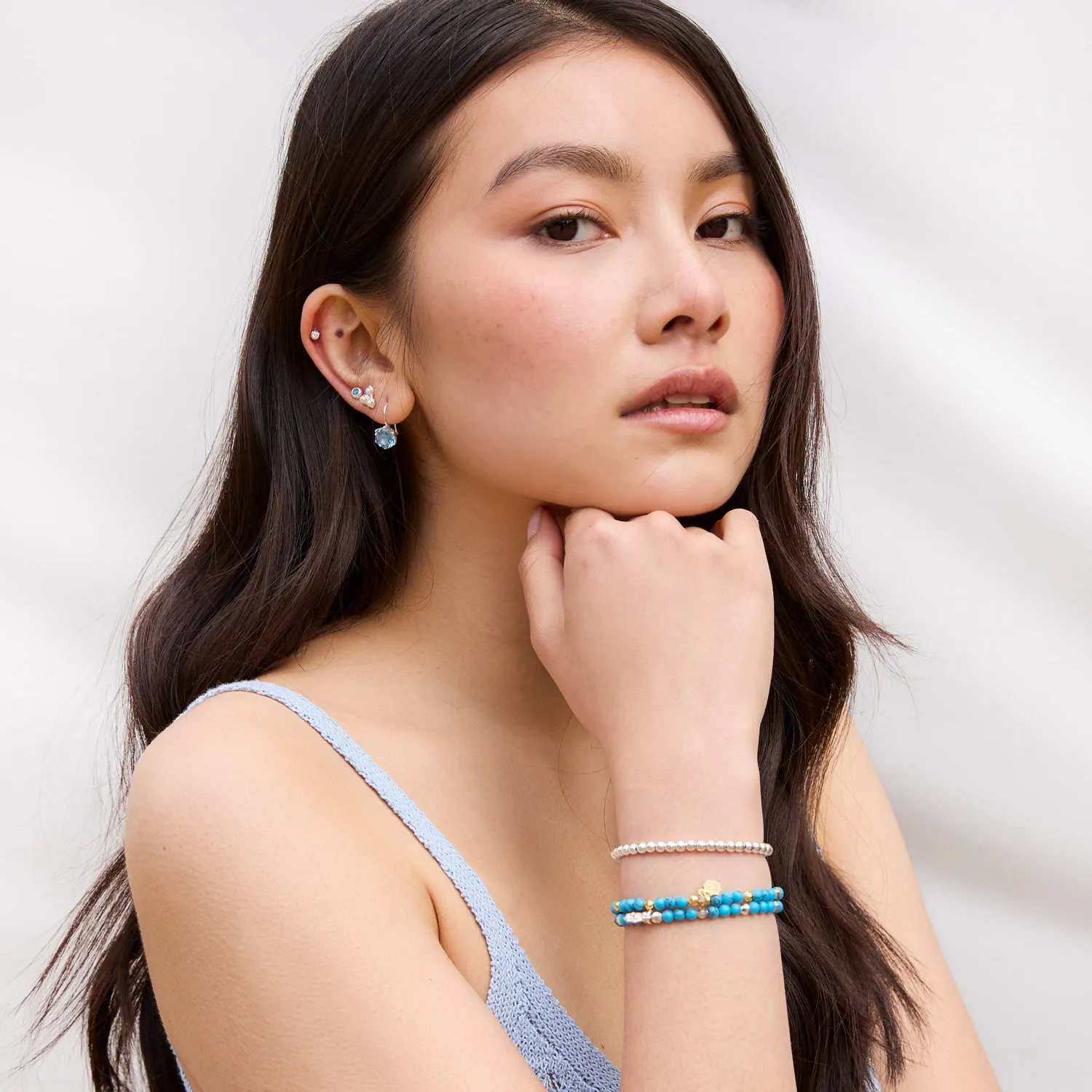Pearl Trio Studs