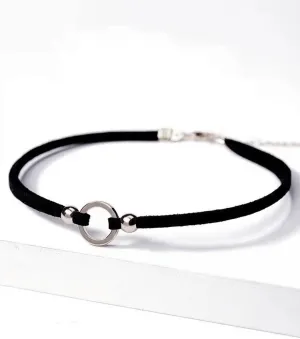 Pingyongchang Vintage Black Choker Necklaces for Women, Adjustable Layered Velvet Leather Lace Collar Necklace, Goth Birthday Valentine's Day Jewelry Gifts
