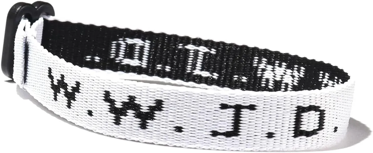 Pingyongchang WWJD Braided Rope Bracelet What Would Jesus Do Letter Hnadmade Bracelets Protection Pray Bracelet Inspirational Religious Christian Jewelry for Women Men
