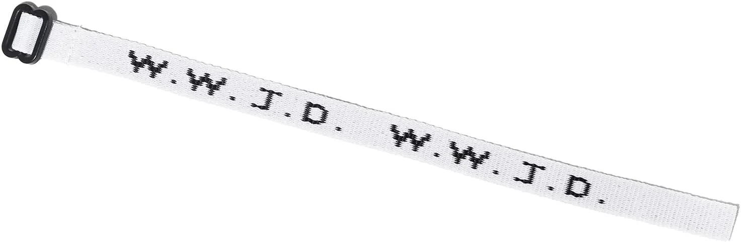 Pingyongchang WWJD Braided Rope Bracelet What Would Jesus Do Letter Hnadmade Bracelets Protection Pray Bracelet Inspirational Religious Christian Jewelry for Women Men