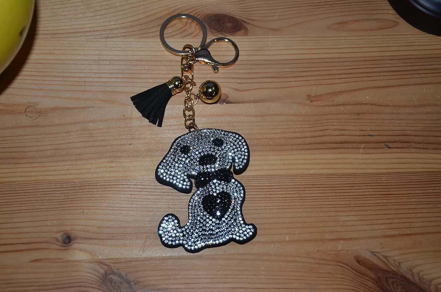 Popfizzy Rhinestone Keychain Accessories for Women, Car Keys Charms, Bling Keychain, Cute Purse Charms for Handbags