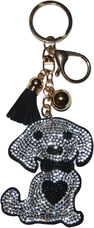 Popfizzy Rhinestone Keychain Accessories for Women, Car Keys Charms, Bling Keychain, Cute Purse Charms for Handbags