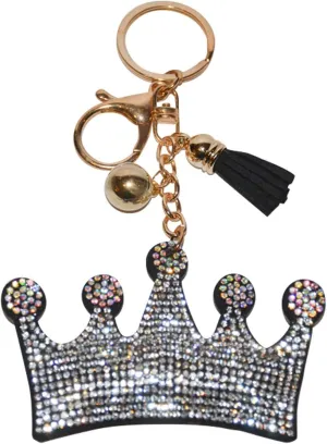 Popfizzy Rhinestone Keychains for Women and Girls, Bling Backpack Keyring, Cute Purse Charms, Cool Key Fob, Fun Keychain Gift