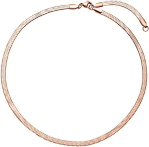 Purelei I'lalo Choker Necklace  18K Gold plated stainless steel jewelry  Waterproof chain  14 to 16 inch adjustable length  Fashion jewelry for your individual look