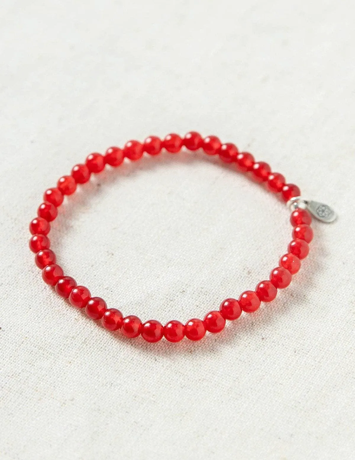 Red Jade Mini Gemstone Bracelet