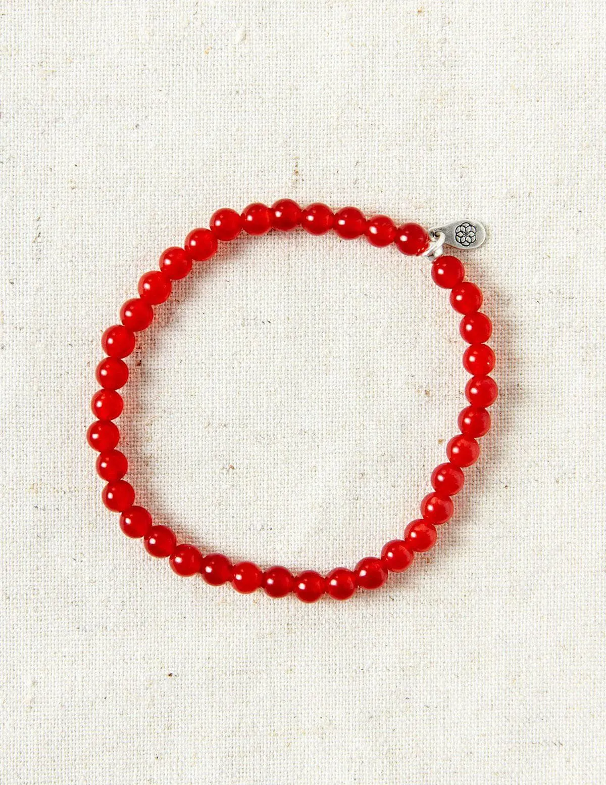Red Jade Mini Gemstone Bracelet