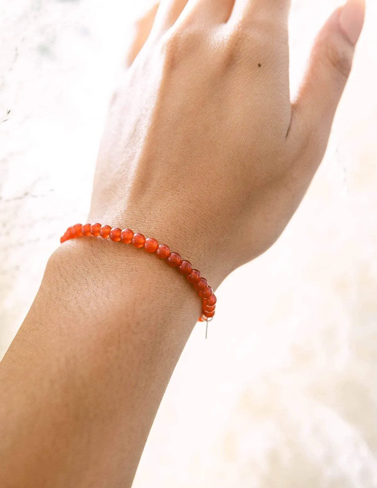 Red Jade Mini Gemstone Bracelet