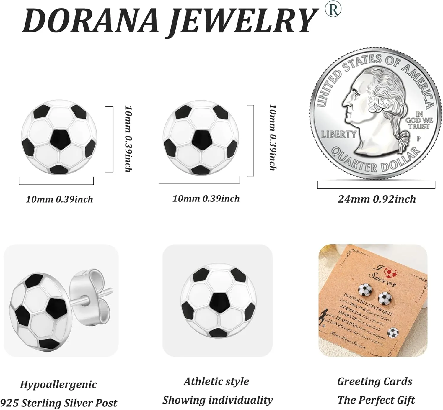 S925 Sterling Sliver Sports Earrings Stud for Teen Girls Kids Baseball/Soccer/Volleyball/Basketball/Softball/Football Hypoallergenic Stud Earrings Game Day Jewelry Gift