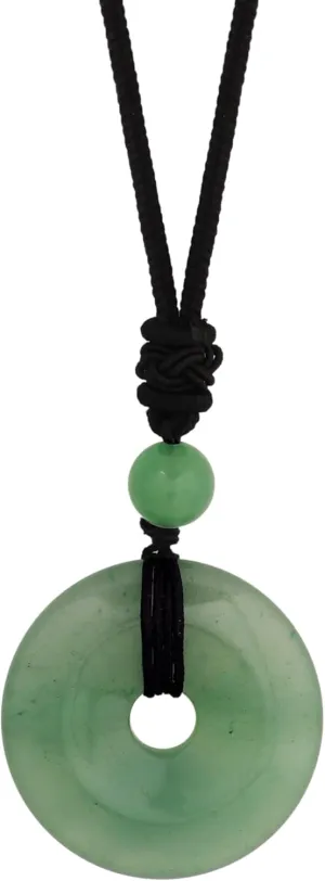 Sacina Crystal O Ring Choker Necklace, Boho Hippie Green Crystal Necklace, Jewelry Gift for Women