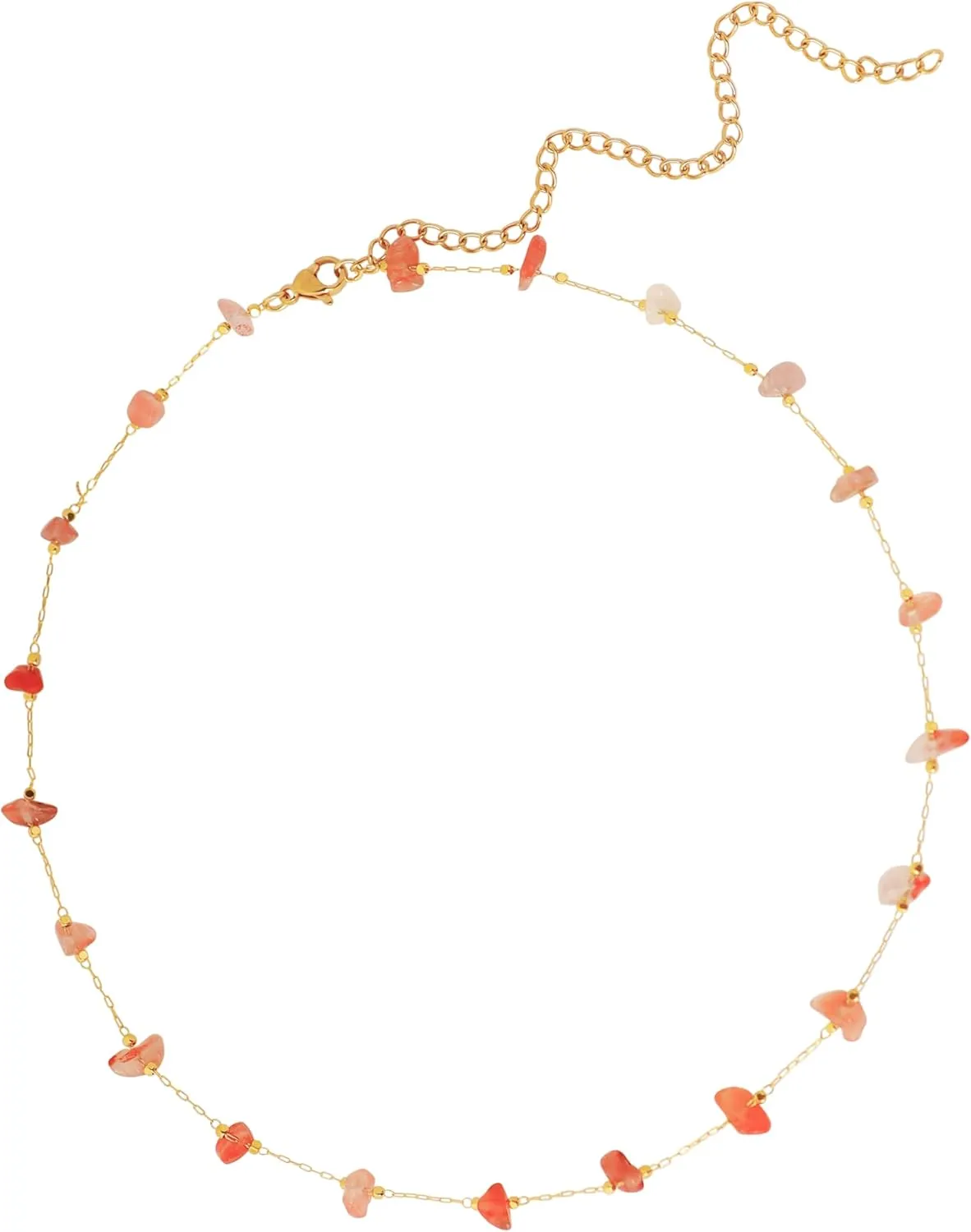 Sacina Dainty Crystal Choker Necklace, Boho Necklace, Hippie Necklace, Beach Necklace, Summer Necklace, Christmas Jewelry Gift for Women