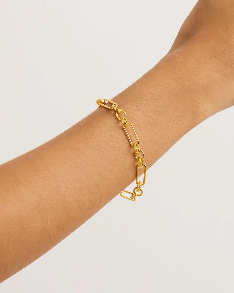 Shield Bracelet Gold