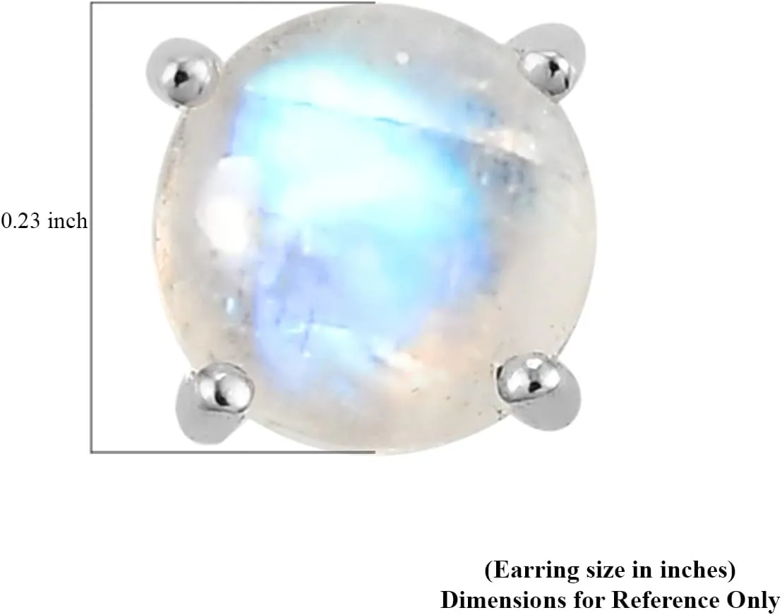 Shop LC Birthstone Stud Earrings for Women 925 Sterling Silver Gemstone Jewelry Anniversary Birthday Gifts for Women