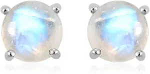 Shop LC Birthstone Stud Earrings for Women 925 Sterling Silver Gemstone Jewelry Anniversary Birthday Gifts for Women
