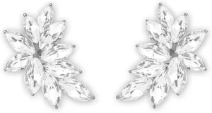 Small Rhinestone Earring Stud for Women Dainty Marquise Crystal Cluster Wedding Earring
