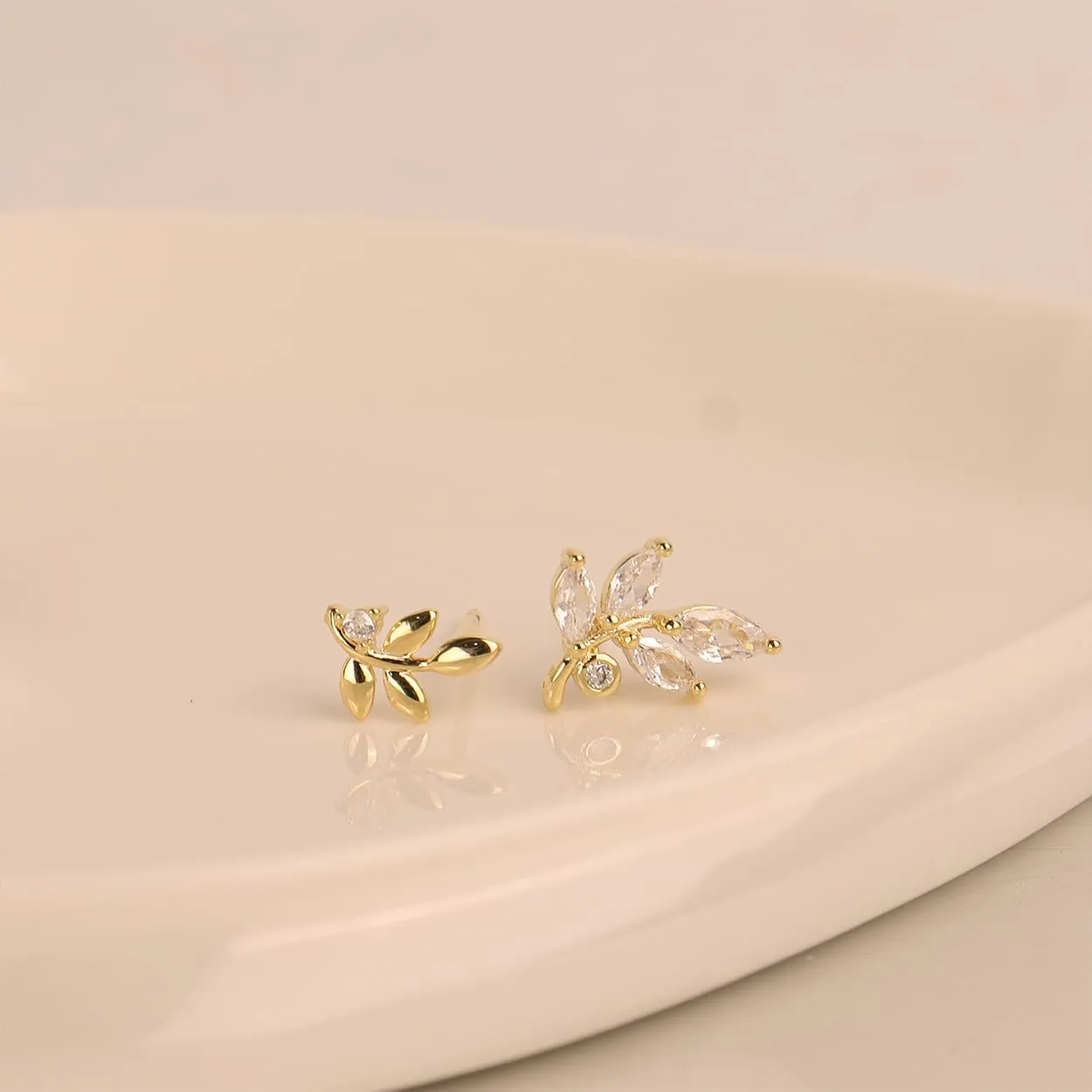 Sonateomber 3 Pairs Tiny Cute Studs Set for Women, 925 Sterling Silver Love Prom Jewelry Gift