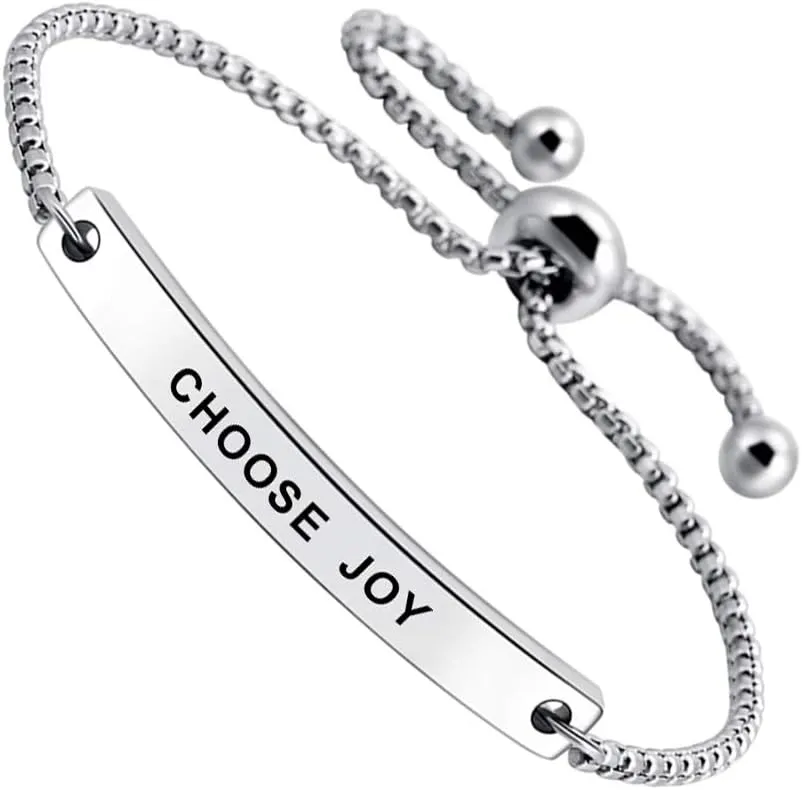SOUSYOKYOSAM Cuff Bracelets for Women, Fashional Jewelry for Girl Her, Inspirational Gifts for Women