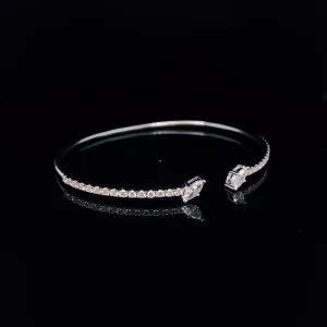 Spring Marquise Diamond Bangle