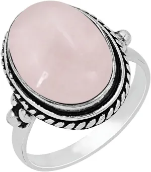 Sterling Silver Plated Handmade Statement Rings For Women, Southwest Bohemian Birthstone Ring Jewelry Mother's Day Christmas Gifts For Her
