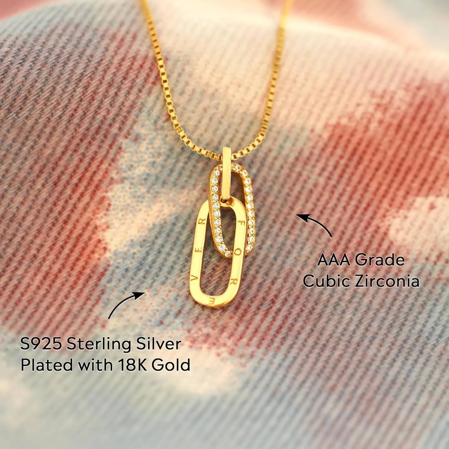 STORYJEWELLERY Birthday Gifts for Women - Link Necklaces for Mom, Daughter, Sister, Friend - Unique Ideas for 50th, 60th, 70th, 80th