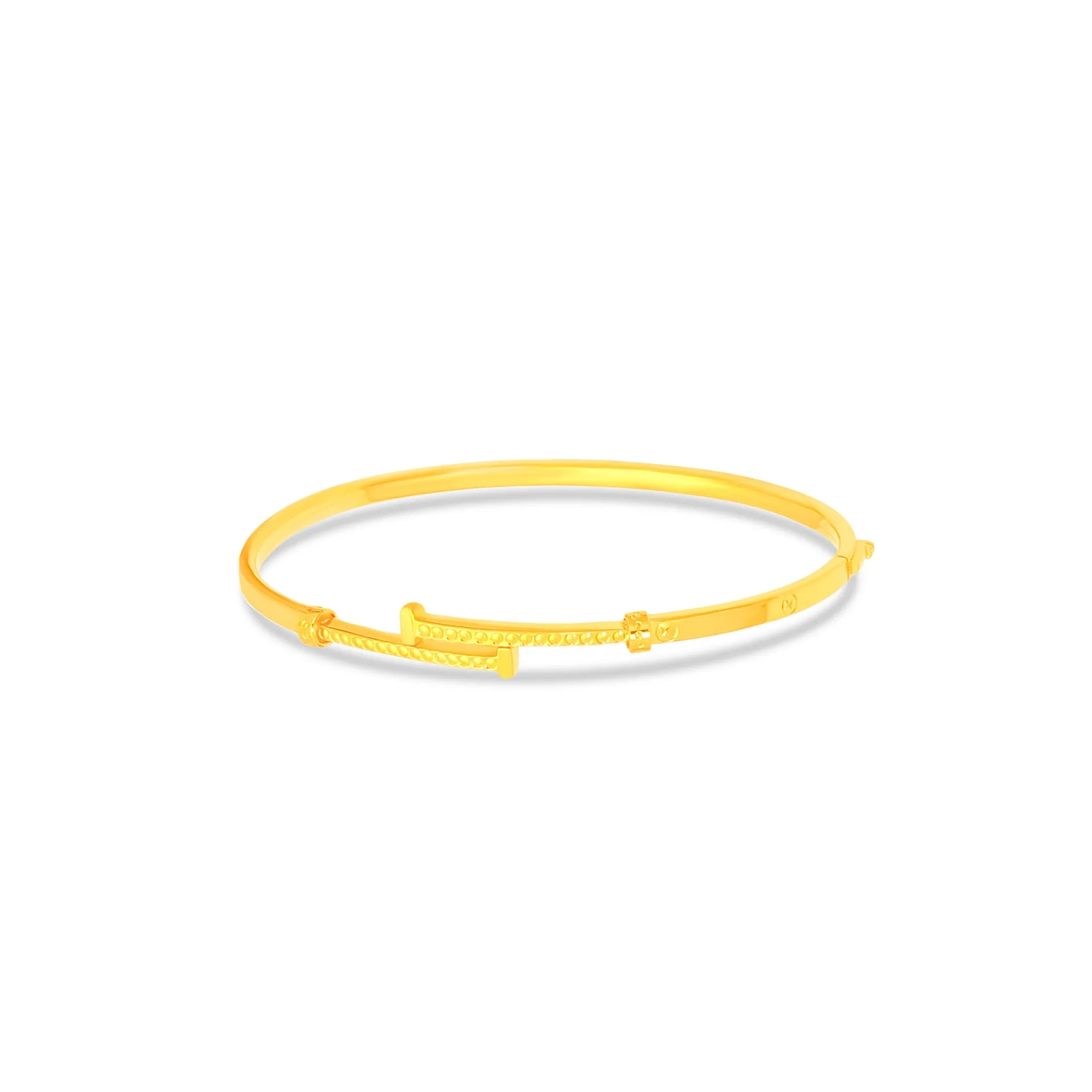 TAKA Jewellery 999 Pure Gold 5G Bangle