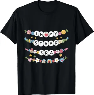 Test Day Friendship Bracelets In My Staar Era Teacher Kids T-Shirt