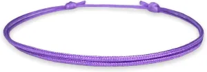 Thin Purple Cord Bracelet for Men Women Teen Unisex Adult - Waterproof Nylon Surfer String Friendship Bracelets Summer Beach Accessories
