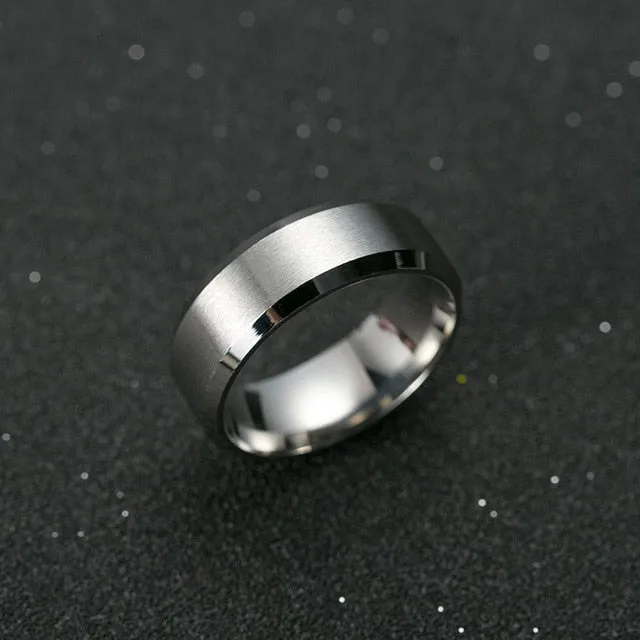 Titanium Black Luxury Ring