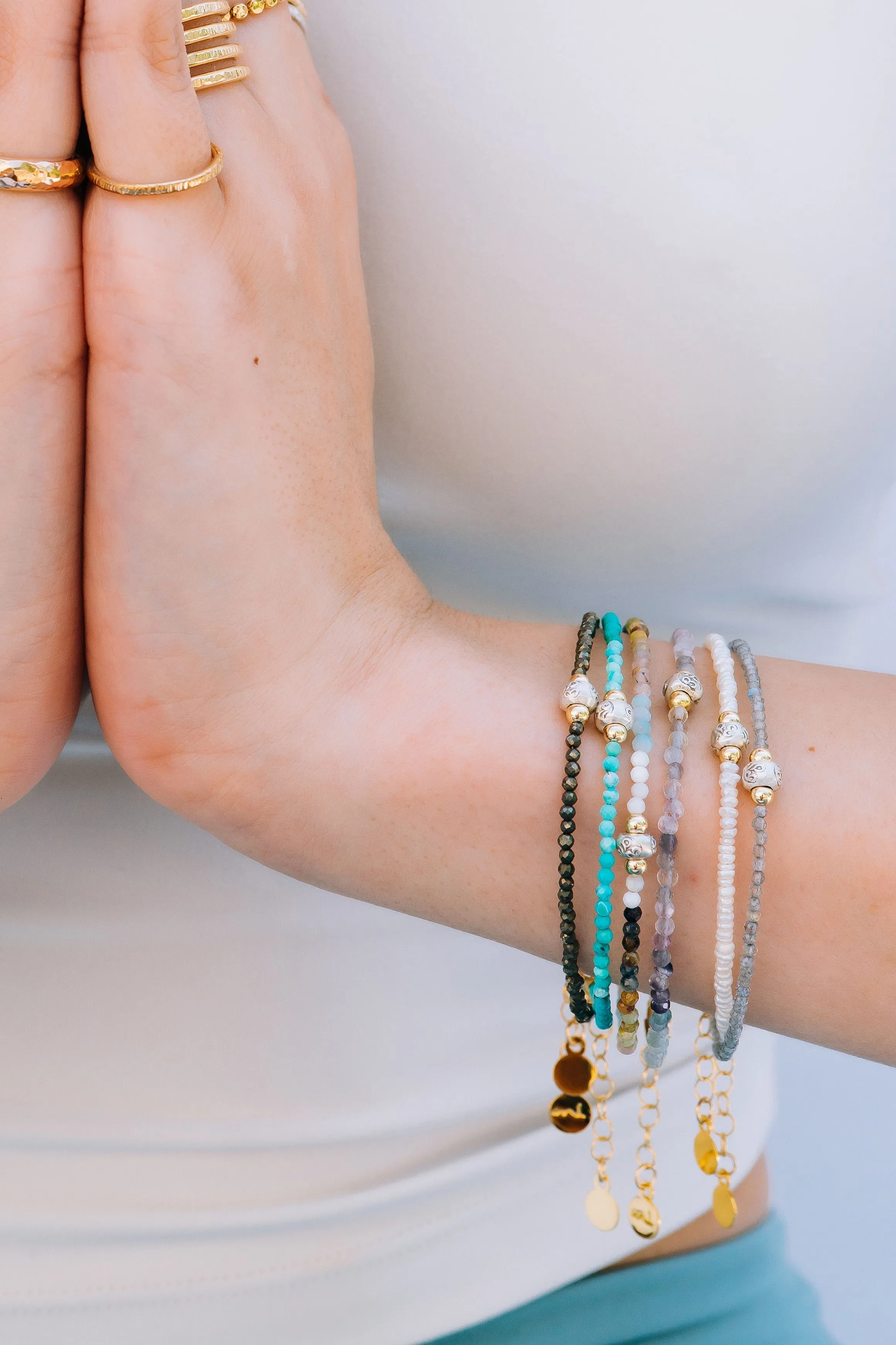 Turquoise Om Bracelet