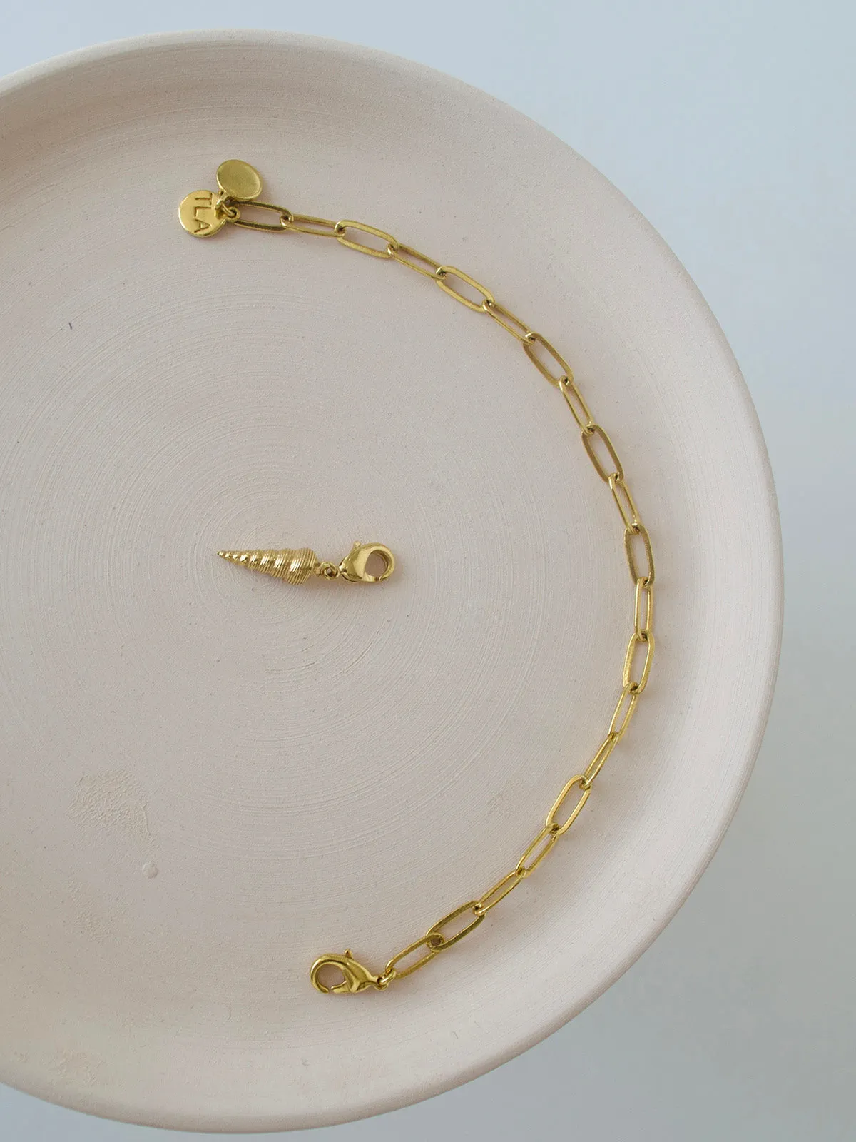 Unicorn Horn Shell Charm