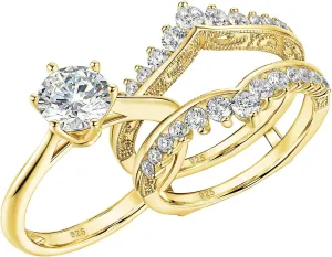 Wuziwen Vintage Wedding Ring Guard Enhancers Engagement Rings for Women Sterling Silver Size 5-12