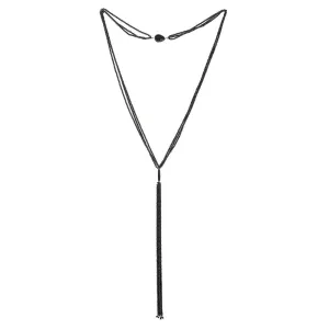 Zora, Black Spinel Necklace